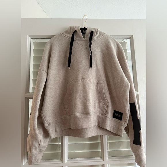 Calvin Klein Women’s Gray Hoodie Sweater - Picture 1 of 5